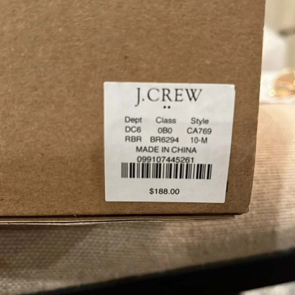 J. Crew Rustic Brown Heeled Buckle Boots/NIB/10M